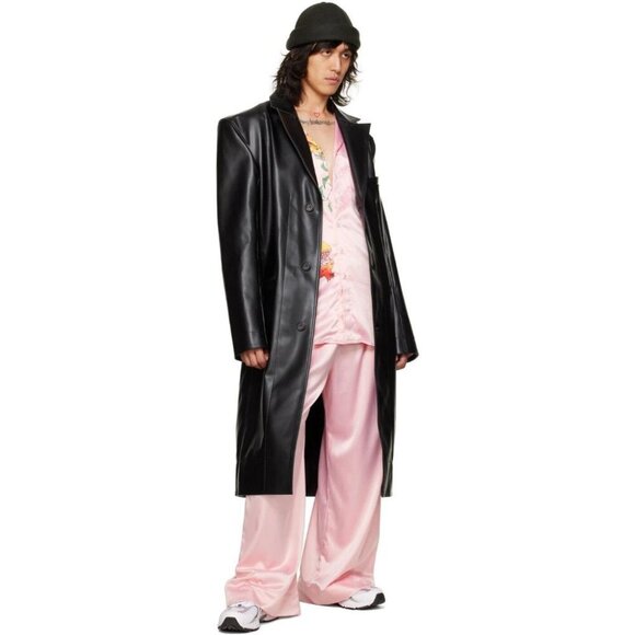 LU'U DAN Pyjama Trousers Size 50 US L Mens Pink $275 - Picture 3 of 13